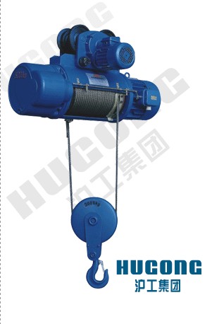 上海滬工CD1型鋼絲繩電動(dòng)葫蘆