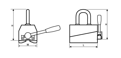 杭州力帥 LM1手動永磁起重器結構圖