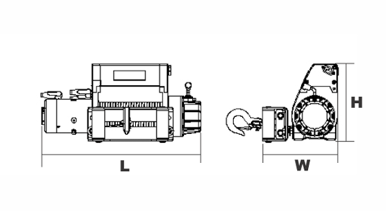 臺灣小金剛 DW-9500i車用電動(dòng)絞盤結(jié)構(gòu)圖