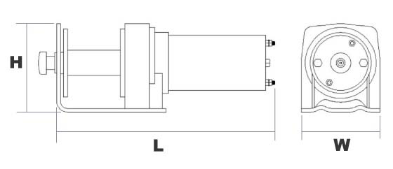 臺灣小金剛 DU-2000沙灘車專用電動絞盤結(jié)構(gòu)圖