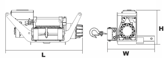 臺灣小金剛 DW-10000M車用電動絞盤結(jié)構(gòu)圖