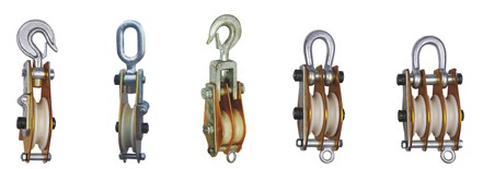 金星 鋁合金起重滑車（鋁合金板、尼龍輪）