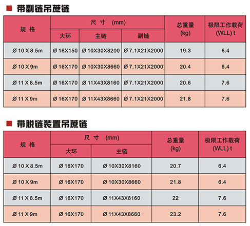 浙江雙鳥 吊蔗鏈技術(shù)參數(shù)