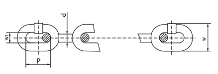 浙江雙鳥 G80級起重鏈條結(jié)構(gòu)圖