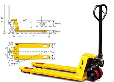無錫虎力 標(biāo)準(zhǔn)型手動液壓搬運車